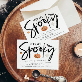Lasst uns sprichwörtliches modernes Halloween-Part Einladung