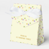 Lasst uns springende Affen-Kindergeburtstag aufpra Geschenkschachtel (Vorderseite)