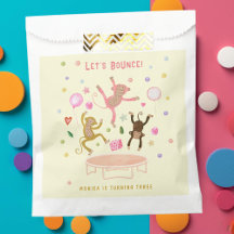 Lasst uns springende Affen-Kindergeburtstag aufpra