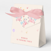 Lasst uns springende Einhörner-Kindergeburtstag sp Geschenkschachtel (Vorderseite)