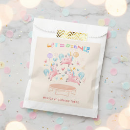 Lasst uns springende Einhörner-Kindergeburtstag sp Geschenktütchen