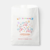 Lasst uns springende Einhörner-Kindergeburtstag sp Geschenktütchen (Vorderseite)