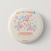 Lasst uns springende Klingeltöne abprallen Button (Vorderseite)