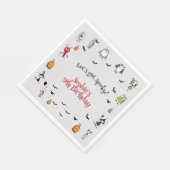 Lasst uns spucken! Kindergeburtstag der grauenhaft Serviette (Ecke)