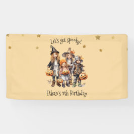 Lasst uns spucken! Kindergeburtstag-Party Banner