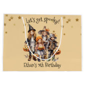 Lasst uns spucken! Kindergeburtstag-Party Große Geschenktüte (Rückseite)