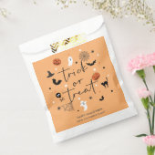 Lasst uns spukhaftes Halloween-Party Orange bekomm Geschenktütchen (Versiegelt)