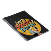 Lasst uns Square Dance machen Retro-Square-Dance-G Notizblock (Rechte Seite)