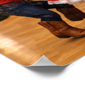 "Lasst uns square tanzen!" Poster (Ecke)