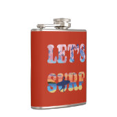 Lasst uns surfen flachmann (Rechts)