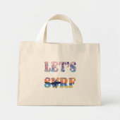 Lasst uns surfen mini stoffbeutel (Vorne)