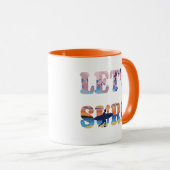 Lasst uns surfen tasse (VorderseiteRechts)