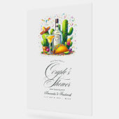 Lasst uns Taco 'Bout a Fiesta Couple's Dusche Will Acrylschild (Winkel)