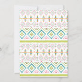 Lasst uns Taco Bout Babies Baby Dusche Einladung (Rückseite)