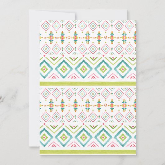 Lasst uns Taco Bout Babies Baby Dusche Einladung (Rückseite)