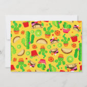 Lasst uns Taco Bout Liebe Verlobung Wedding Fiesta Einladung (Rückseite)