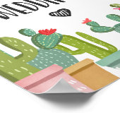 Lasst uns Taco Bout Wedding Cactus Fiesta Table Si Poster (Ecke)