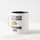 Lasst uns Taco 'Bout Zweifarbige Tasse (Vorderseite Links)