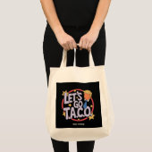 Lasst uns Taco Funny Design kühne Zitate Männer un Tragetasche (Vorderseite (Produkt))