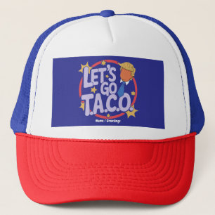 Lasst uns Taco Funny Design kühne Zitate Männer un Truckerkappe