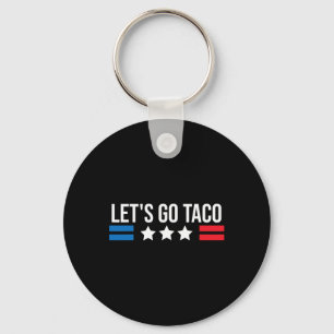 Lasst uns Taco Funny Usa Us Vintage Flag gehen Schlüsselanhänger