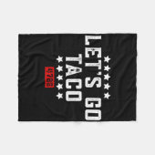 Lasst uns Taco &# gehen. Fleecedecke (Vorderseite (Horizontal))