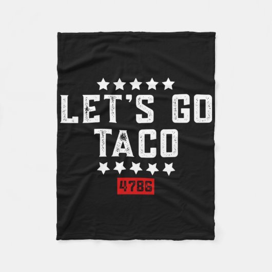 Lasst uns Taco &# gehen. Fleecedecke (Vorderseite)