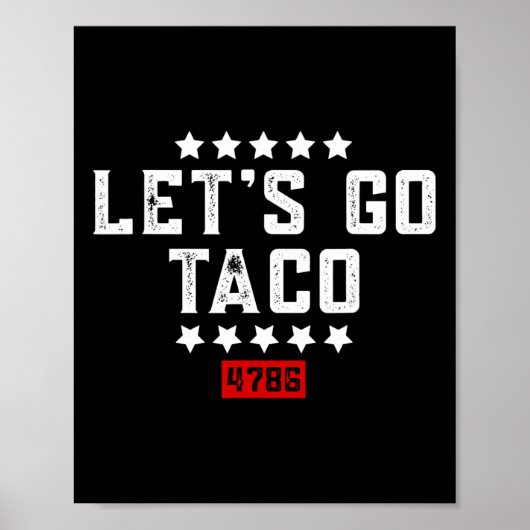 Lasst uns Taco &# gehen. Poster (Vorne)