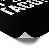 Lasst uns Taco &# gehen. Poster (Ecke)