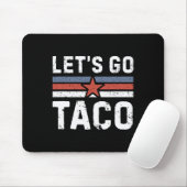 Lasst uns Taco gehen - Vintage 2 Mousepad (Mit Mouse)