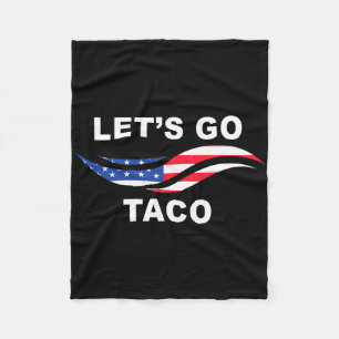 Lasst uns Taco Lustig Trump immer kneifen 14  Fleecedecke