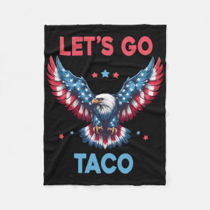 Lasst uns Taco Lustig Trump immer kneift 4. Fleecedecke