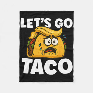 Lasst uns Taco lustiger Taco Dienstag Taco Liebhab Fleecedecke