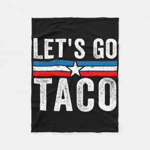 Lasst uns Taco Lustiges Meme Lasst uns Taco Fleecedecke