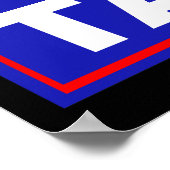 Lasst uns Taco Politischer Humor gehen Poster (Ecke)