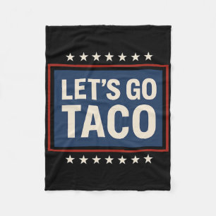 Lasst uns Taco Shirt gehen Taco 25 Fleecedecke