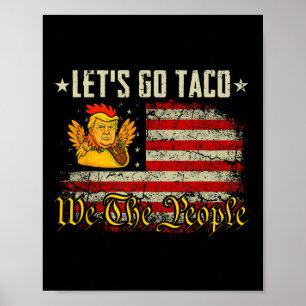 Lasst uns Taco-Shirt Lustig Lasst uns Taco 5 Poster