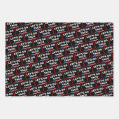 Lasst uns Taco Trump immer die Hühner aus der Sonn Geschenkpapier Set (Vorderseite)