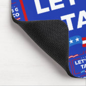 Lasst uns Taco Trump immer die Hühner aus der Sonn Mousepad (Ecke)