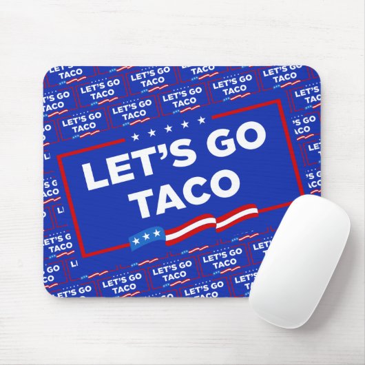 Lasst uns Taco Trump immer die Hühner aus der Sonn Mousepad (Mit Mouse)