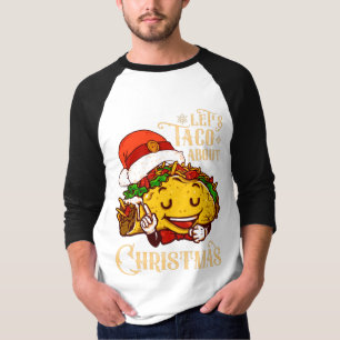 Lasst uns Taco über Weihnachten Mexikanischen Pyja T-Shirt