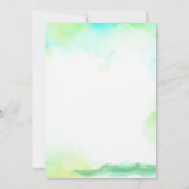 Lasst uns Taco'bout ein Baby Fiesta Thema Gender R Einladung (Rückseite)