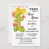 Lasst uns tako 'über die neue Zuhause fiesta-Hausw Einladung (Vorderseite)