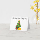 Lasst uns tako über Weihnachts-Grußkarte Karte (Gelbe Blume)