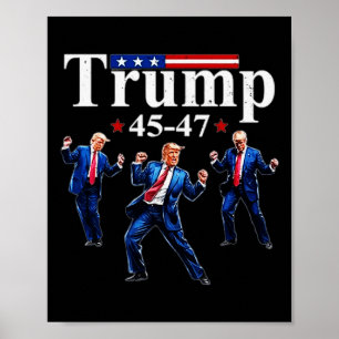 Lasst uns tanzen, als ob niemand Trump am 2. Janua Poster