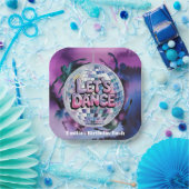 Lasst uns tanzen Geburtstagsfeier Bash Pappteller (Party)