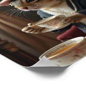 Lasst uns Tee trinken Poster (Ecke)