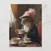 Lasst uns Tee trinken Postkarte (Vorderseite)