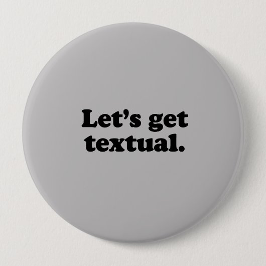 LASST UNS TEXTEN BUTTON (Vorderseite)