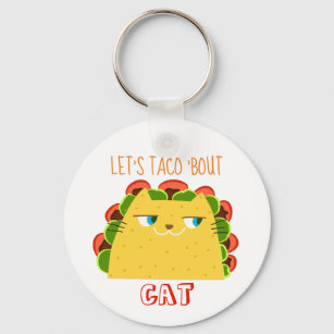 Lasst uns über Boo The Cat reden, lustiges mexikan Schlüsselanhänger